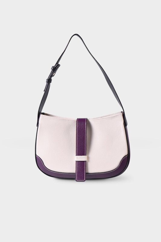 Bolso Gondola Beige/Burgundy